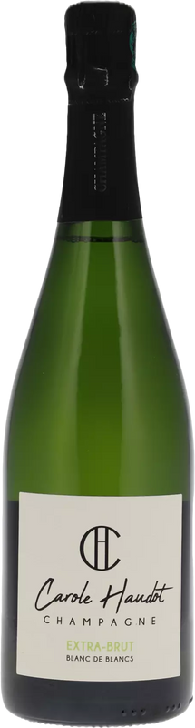 Bottiglia di Blanc de Blancs Extra-Brut Champagne AC di Carole Haudot