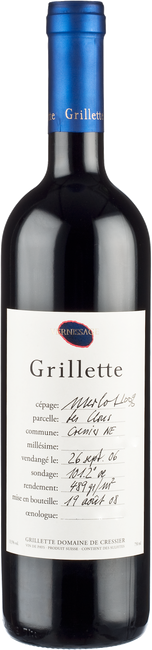 Image of Grillette Domaine De Cressier Les Clous Vernissage Merlot Neuchatel VdP - 75cl - Neuenburg, Schweiz bei Flaschenpost.ch