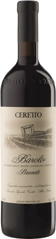 Bottle of Barolo DOCG Brunate from Azienda Vinicole Ceretto