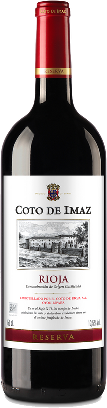 Bottle of Coto de Imaz Reserva Rioja DOCa from El Coto de Rioja
