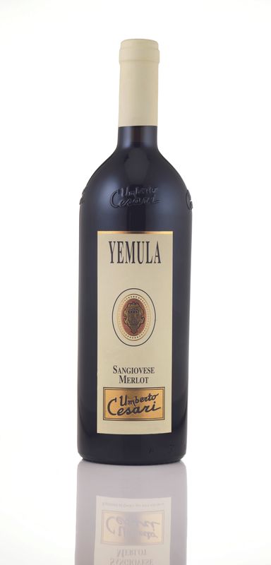 Bottle of Yemula Sangiovese Merlot Rubicone IGT from Umberto Cesari