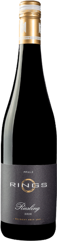 Bottiglia di Pfalz Riesling Late Release di Weingut Rings
