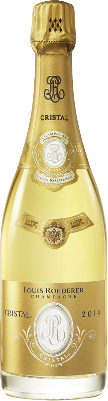 Bottiglia di Champagne Brut Cristal AOC di Louis Roederer