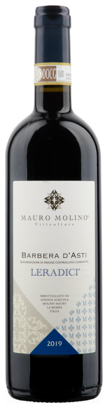 Bottle of Barbera d'Asti DOCG Leradici from Mauro Molino
