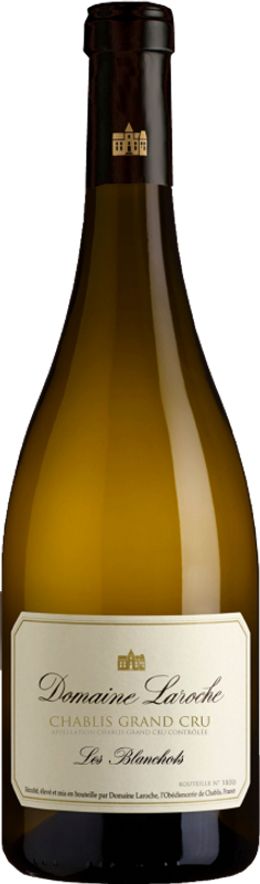 Bouteille de Chablis Grand Cru Les Blanchots de Domaine Laroche