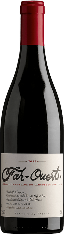 Bottiglia di Far-Ouest Coteaux du Languedoc AOC di Mylène Bru