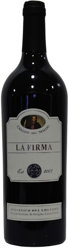 Bottle of Aglianico del Vulture DOC La Firma from Cantine del Notaio