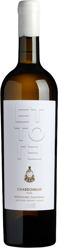 Bottiglia di Chardonnay Mendocino County Pure di Ettore Winery