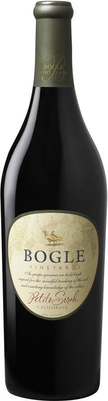 Bottle of Petite Sirah from Bogle Vineyards