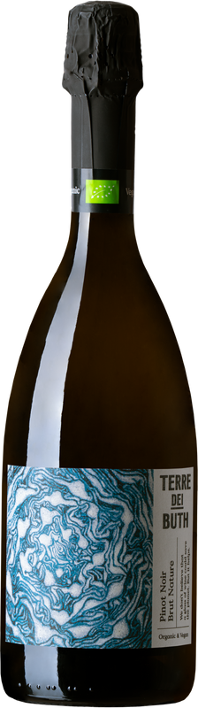 Bottle of Spumante Pinot Noir Brut Nature from Terre dei Buth