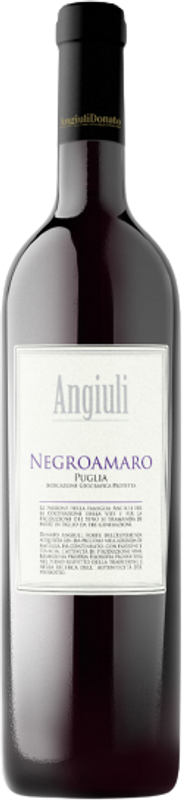 Bottle of Negroamaro Puglia IGP from Angiuli