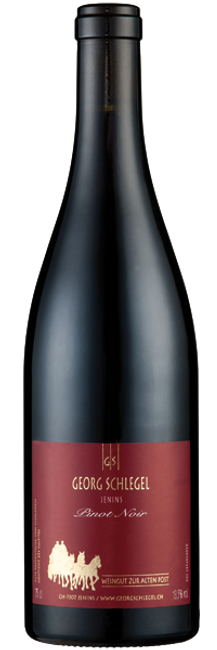 Image of Georg Schlegel Jeninser Pinot Noir AOC - 37.5cl - Bündner Herrschaft, Schweiz bei Flaschenpost.ch