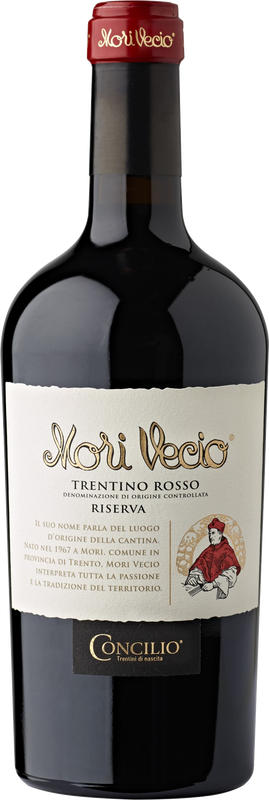 Flasche Mori Vecchio Rosso Riserva Trentino DOC von Concilio