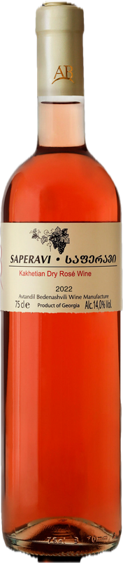 Bottle of Saperavi Rosé from AB Wines