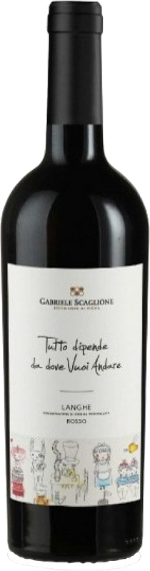 Flasche Langhe Rosso DOC von Gabriele Scaglione