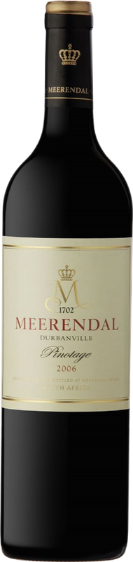 Bottle of Pinotage from Meerendal