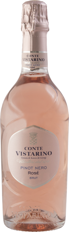 Bottiglia di Pinot Nero Brut Rosé di Conte Vistarino