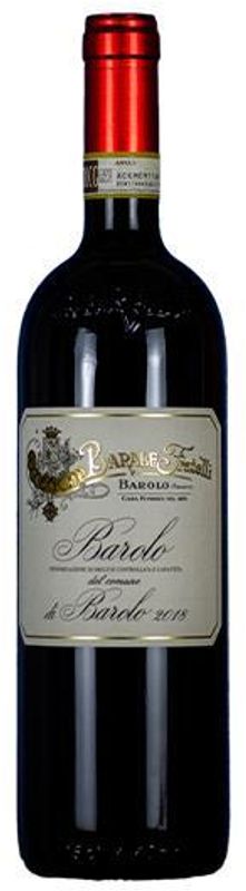 Flasche Barolo del Comune die Barolo DOCG von Fratelli Barale