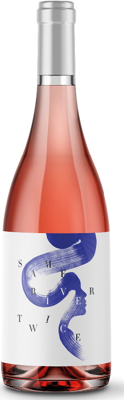 Bottiglia di Same River Twice Vin de France Rosé di Heliocentric Wines