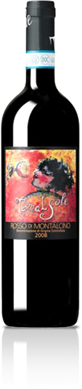 Flasche Rosso di Montalcino DOC von Terralsole