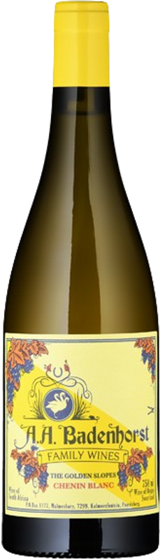 Bottiglia di Golden Slopes Chenin Blanc di A.A. Badenhorst Wines