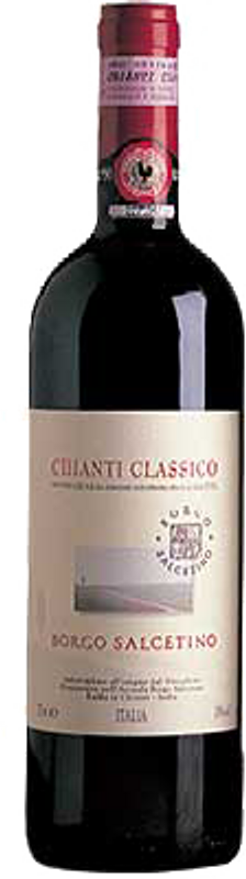 Flasche Chianti Classico von Borgo Salcetino
