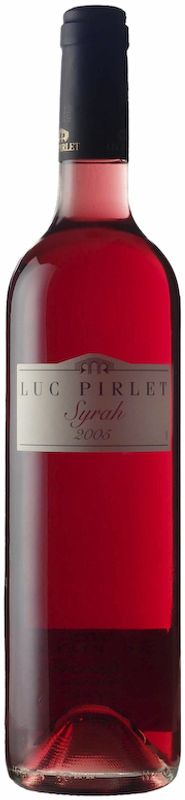 Bouteille de Syrah Rose Vin de Pays d'Oc de Luc Pirlet