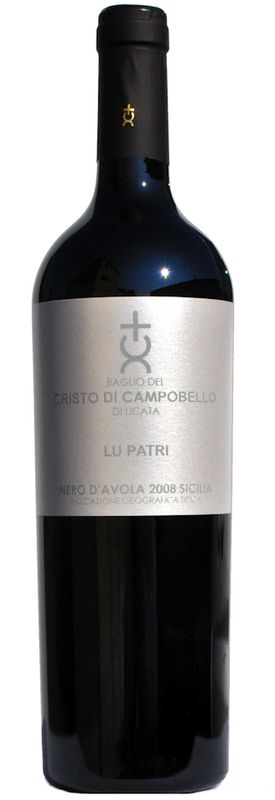 Flasche Lu Patri Nero d'Avola Sicilia IGT von Cristo di Campobello