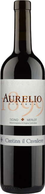 Image of Cantina il Cavaliere Aurelio Riserva 1899 Merlot Ticino DOC - 75cl - Tessin, Schweiz bei Flaschenpost.ch