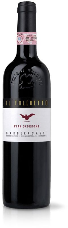 Bottiglia di Barbera d'Asti DOCG Pian Scorrone di Il Falchetto