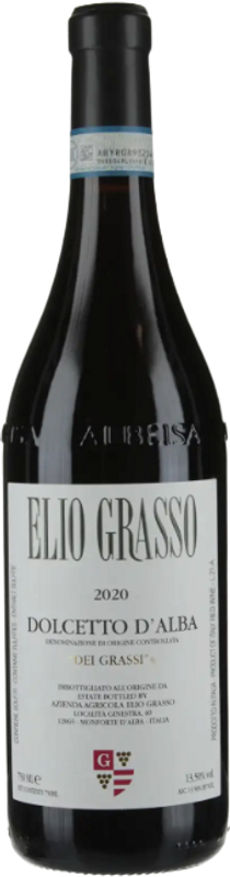 Flasche Dolcetto d'Alba dei Grassi von Elio Grasso