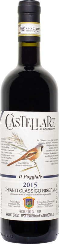 Bottiglia di Chianti Classico Il Poggiale Riserva DOCG di Castellare di Castellina