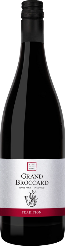Bottle of Grand Brocard Pinot Noir AOC from Cave de la Côte