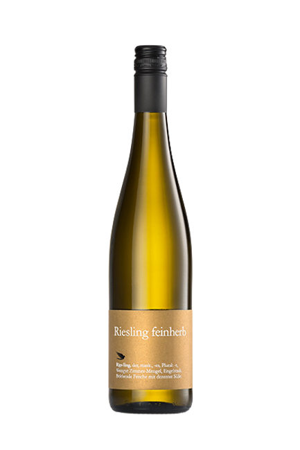 Image of Weingut Zimmer-Mengel Riesling feinherb - 75cl - Rheintal, Deutschland bei Flaschenpost.ch