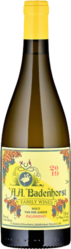 Bottle of Sout van die Aarde Palomino from A.A. Badenhorst Wines