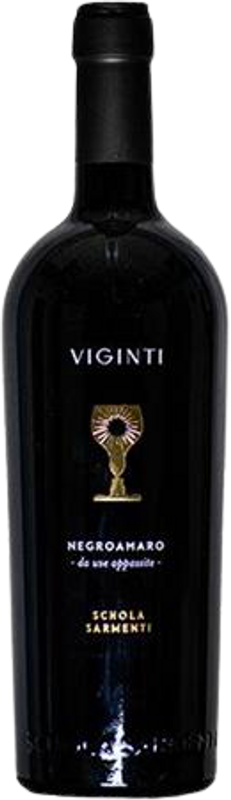 Flasche Viginti Salento Negroamaro Rosso IGT von Schola Sarmenti