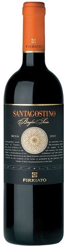 Bottle of Santagostino Rosso IGT from Firriato Casa Vinicola