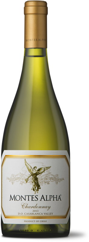 Flasche Alpha Chardonnay DO von Bodegas Montes