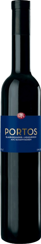 Bottle of Portos Blauburgunder Liqueurwein from GVS Schachenmann
