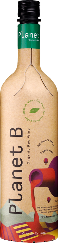 Bottle of Planet B Organic Red from Murviedro