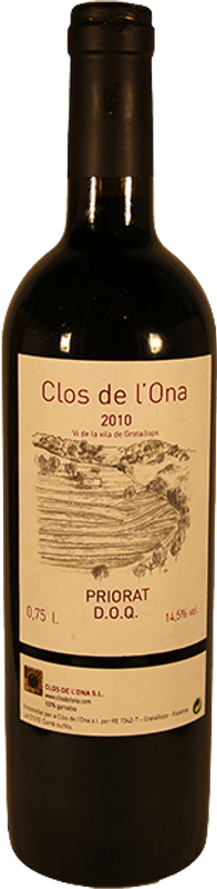 Bottle of Vi De La Vila De Gratallops DOQ from Clos de l'Ona