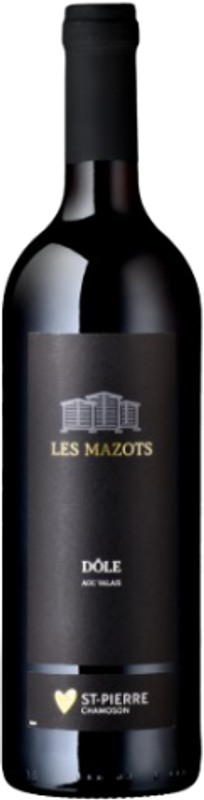Bottiglia di Les Mazots Dôle di Saint-Pierre