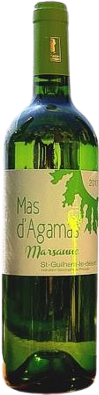 Bottle of Marsanne blanche St-Guilhem-le-désert IGP from Domaine Mas d'Agamas