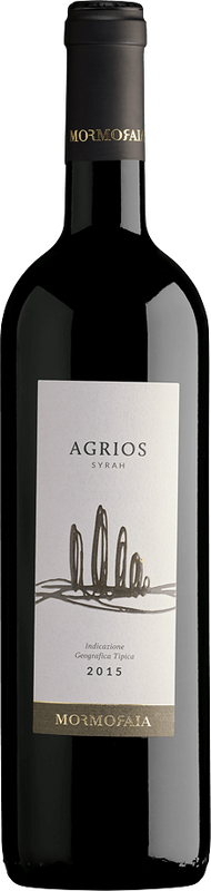 Flasche Agrios Syrah Rosso IGT von Mormoraia