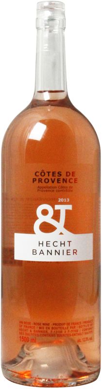 Bouteille de Cotes de Provence AC Rose de Hecht & Bannier