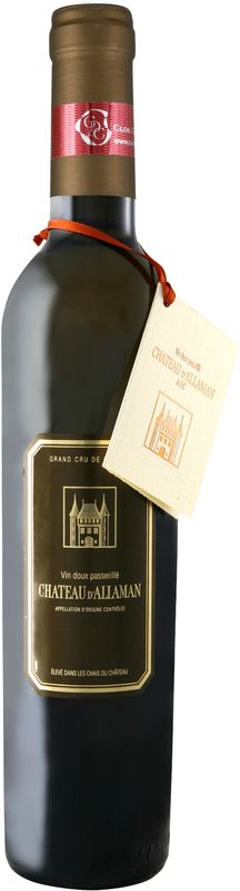 Bouteille de Allaman Blanc vin doux passerille Grand Cru AOC La Cote de Château d'Allaman