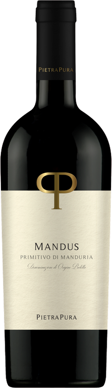 Bottle of Mandus Primitivo di Manduria DOP from Pietrapura