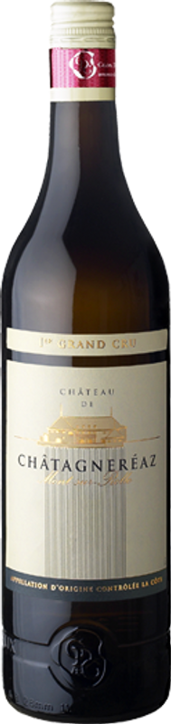 Bottiglia di Chateau de Chatagnereaz 1er Grand Cru Mont-sur-Rolle AOC blanc di Château de Châtagneréaz
