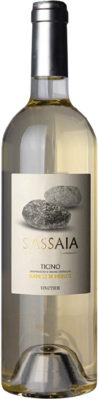 Flasche Sassaia Bianco Ticino Doc Merlot von Vinattieri