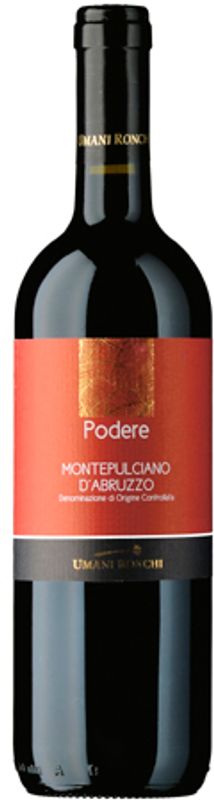 Bottiglia di Podere Montepulciano d'Abruzzo DOC di Umani Ronchi